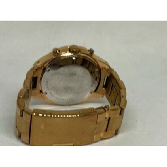 Fossil ES3352 Decker Chronograph Women's Gold Stainless Steel Analog Watch E118 - Picture 9 of 9